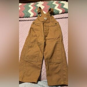 Carhartt Kids Brown Overalls 2T
